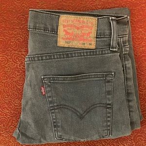 Levi’s 513 grey jeans